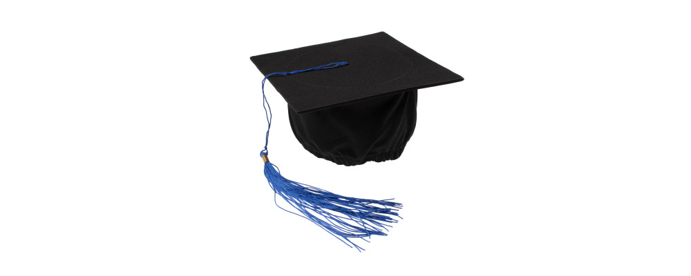 Birrete de Graduación escolar infantil elástico personalizado con logo