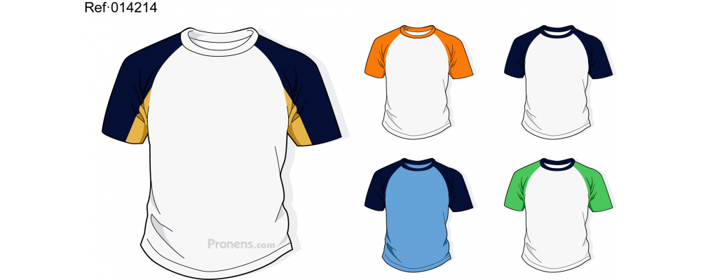 Camiseta colegio personalizada para uniformes escolares Ref.014214 - Camisetas escolares Pronens