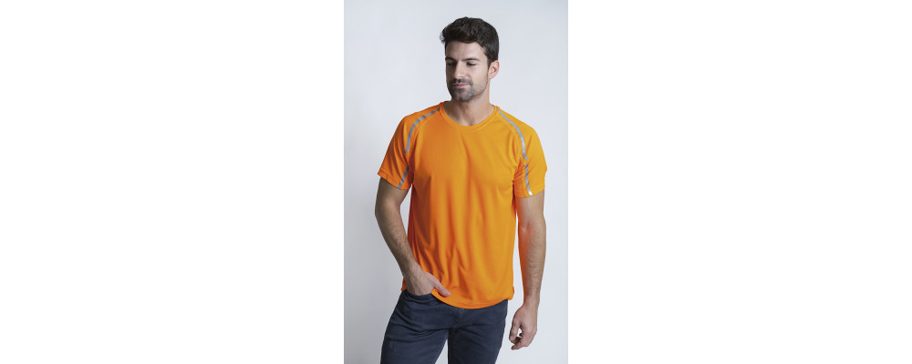 Fabricante de camiseta técnica deportiva Reflectante personalizada