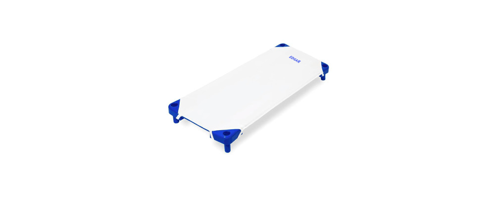 Funda Sábana ajustable para cuna y hamacas apilables de guarderías y colegios - nombre bordado