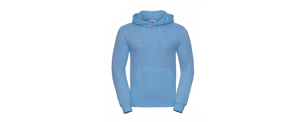 Sudadera capucha azul celeste personalizada - Uniformes educadoras infantiles Pronens