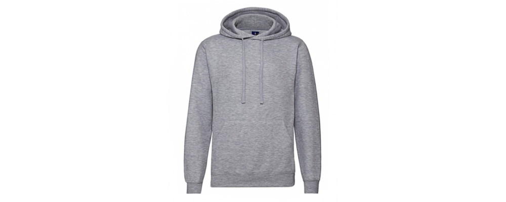 Sudadera capucha gris personalizada - Uniformes educadoras infantiles Pronens