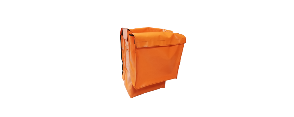 Fabricante de bolsa multibolsillo personalizada para reparto postal - espalda