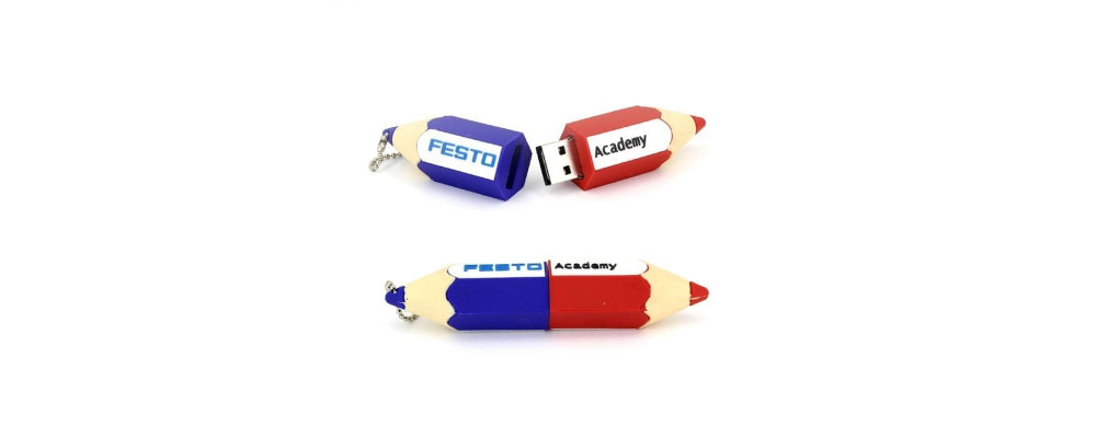 Fabricante de USB personalizado en 3D para Festo Academy