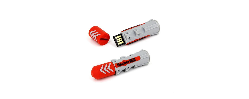 Fabricante de USB personalizado en 3D para fischer