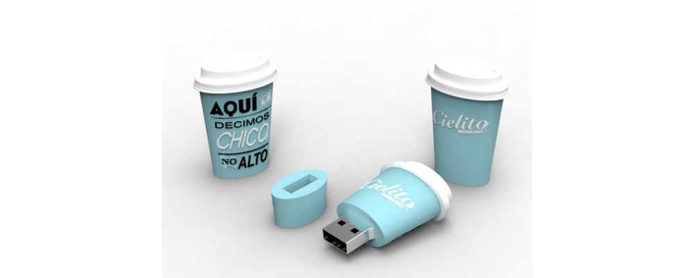 Fabricante de USB personalizado en 3D para Cielito Lindo