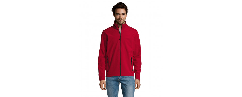 Chaqueta de Softshell personalizada rojo