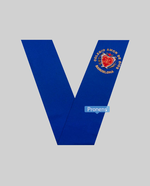 Fabricante de becas bandas de graduación de fieltro personalizadas 