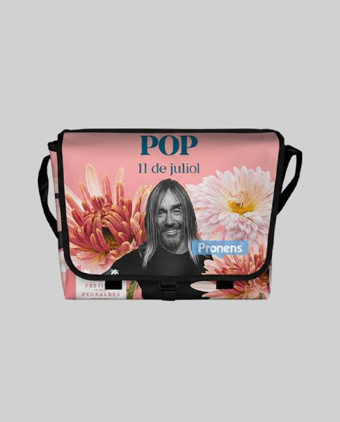 Fabricante de mochilas y bandoleras personalizadas con el cartel de ventos musicales, festivales culturales y conciertos