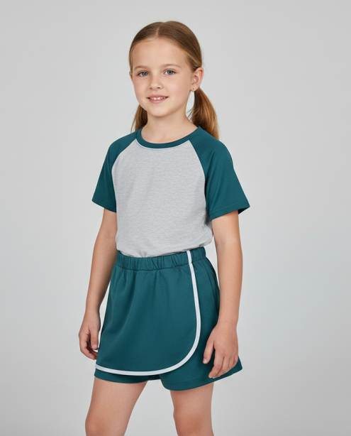 Fabricante de faldas con pantalón personalizadas para deporte uniforme escolar