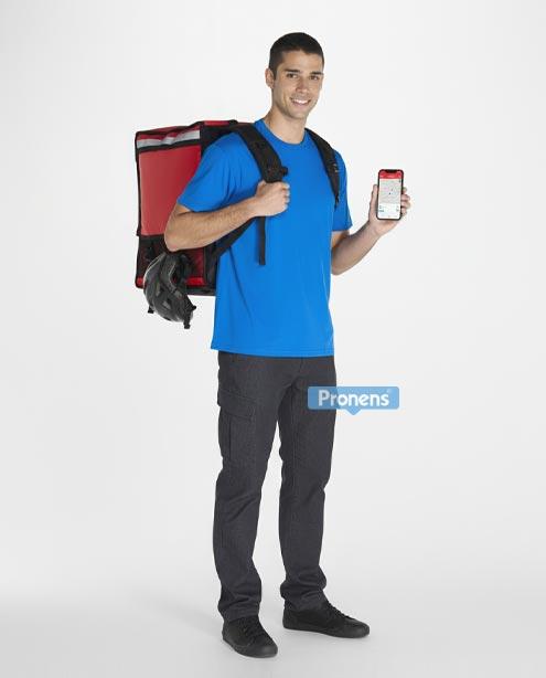 Fabricante de camisetas personalizadas con tu logo para empresas de reparto y mensajería