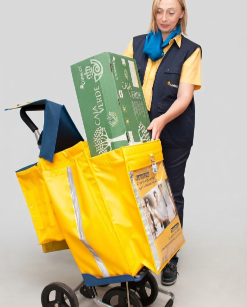 Fabricante de bolsa multibolsillo personalizada para carro de reparto a domicilio Correos