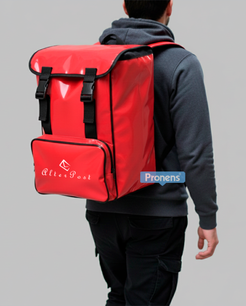 Fabricante de mochilas a medida para empresas de buzoneo Empresa Carros y carretillas Vila