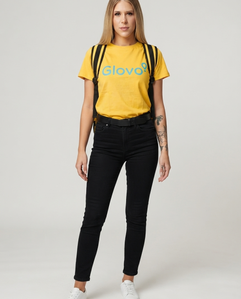 Fabricante de camisetas personalizadas con tu logo para empresas de reparto y mensajería