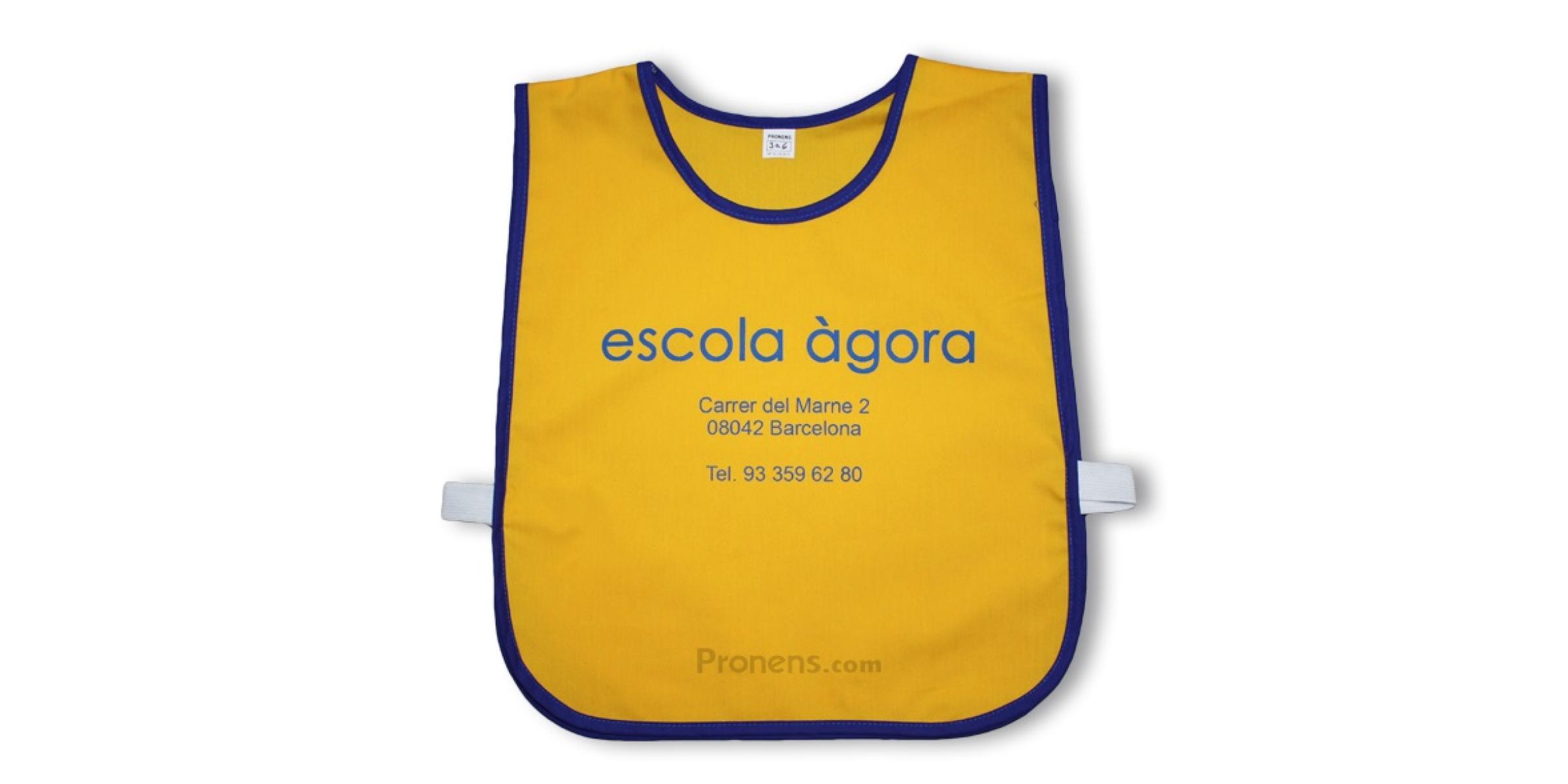 Fabricant de salopette d'identification scolaire en tissu coton personnalisé pour école agora