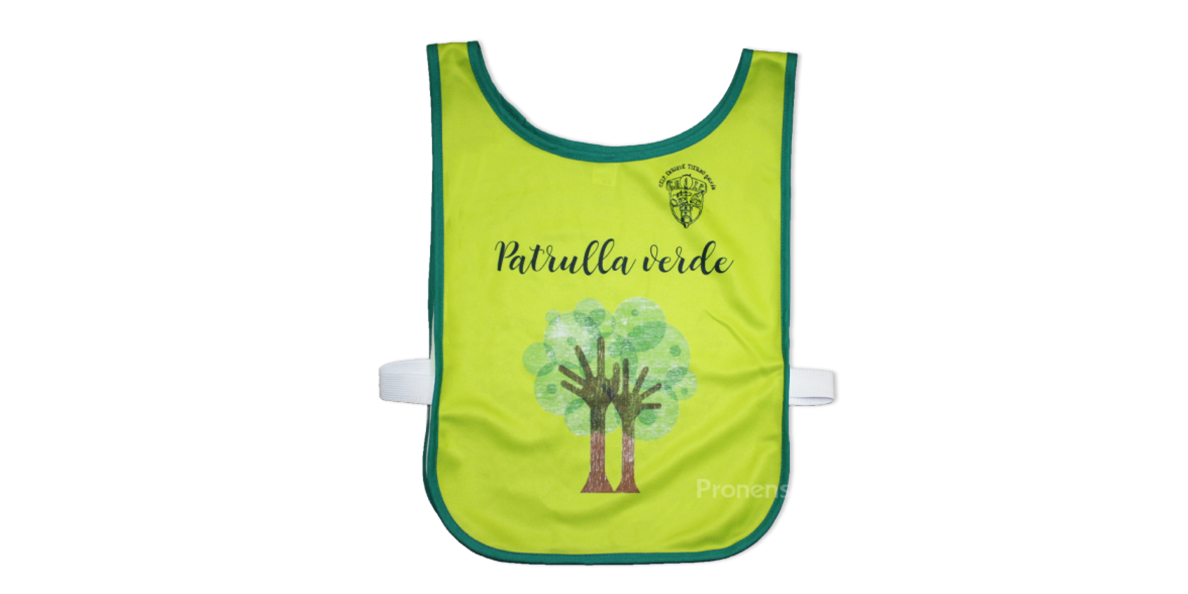 Fabricante de peto identificativo escolar patrulla verde