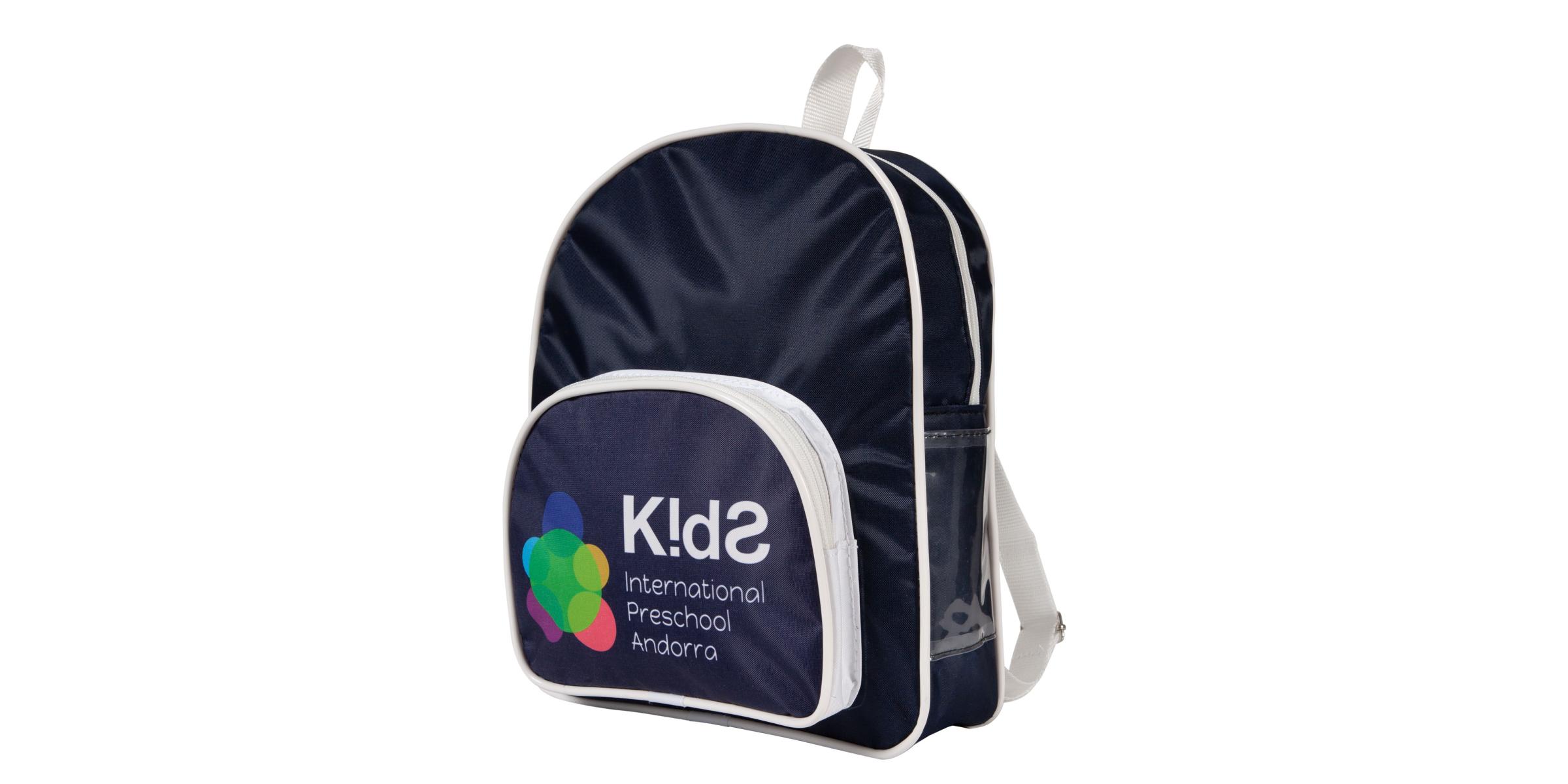 Fabricante mochila nylon con bolsillo exterior