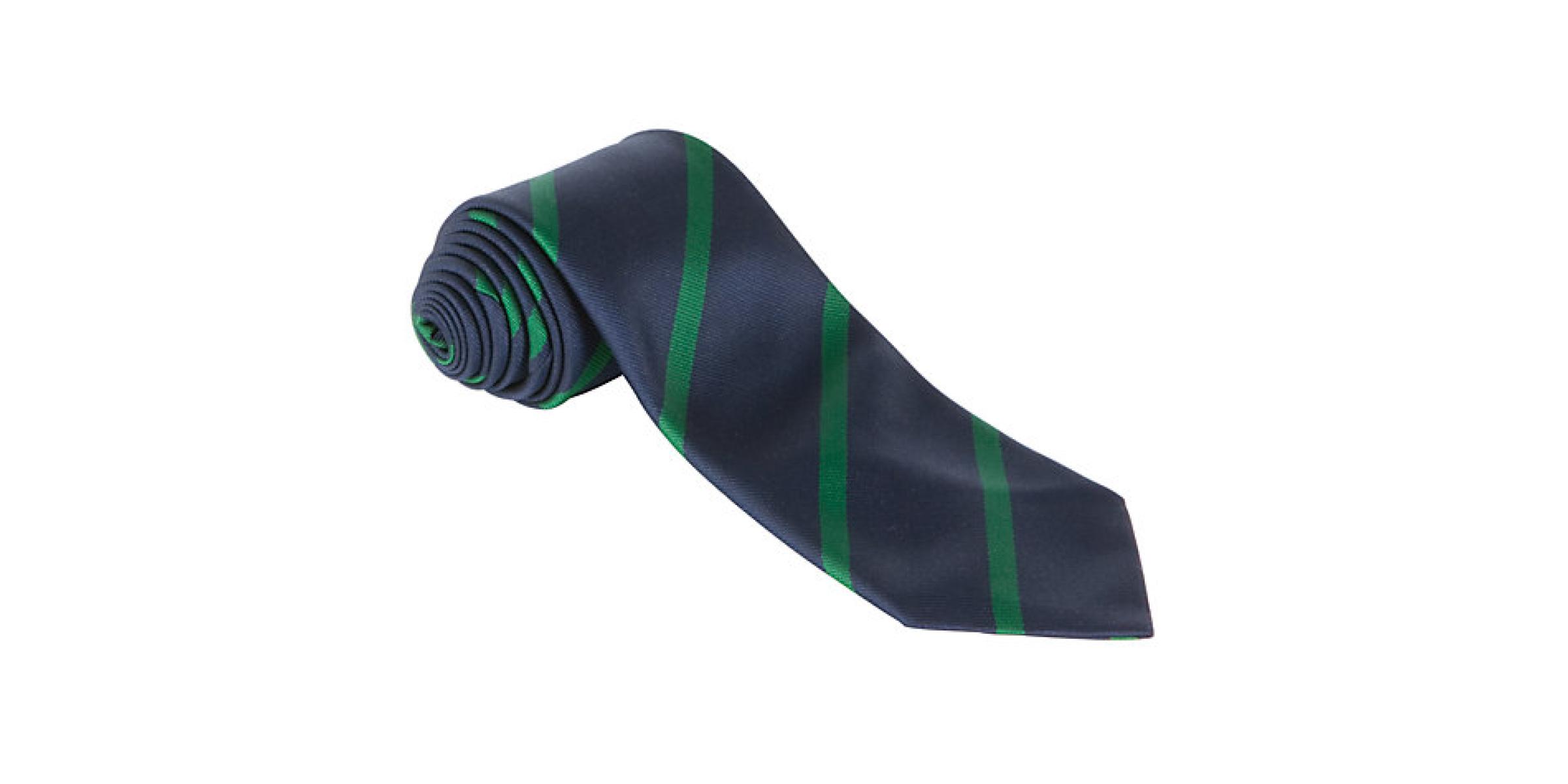 Fabricante de corbata escolar infantil con nudo hecho para uniformes escolares de colegios marino raya vrde