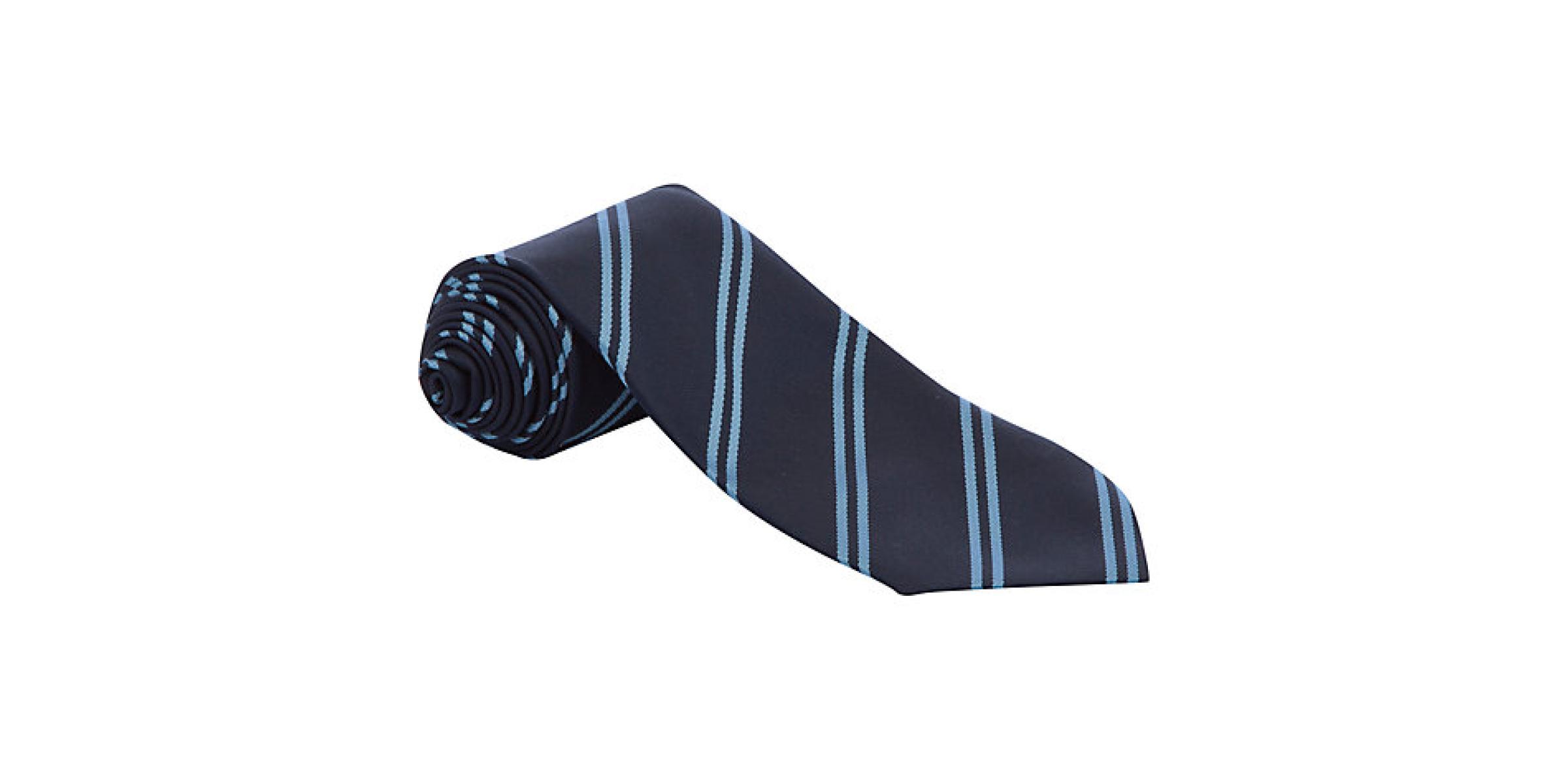 Fabricante de corbata escolar infantil con nudo hecho para uniformes escolares de colegios marino raya celeste