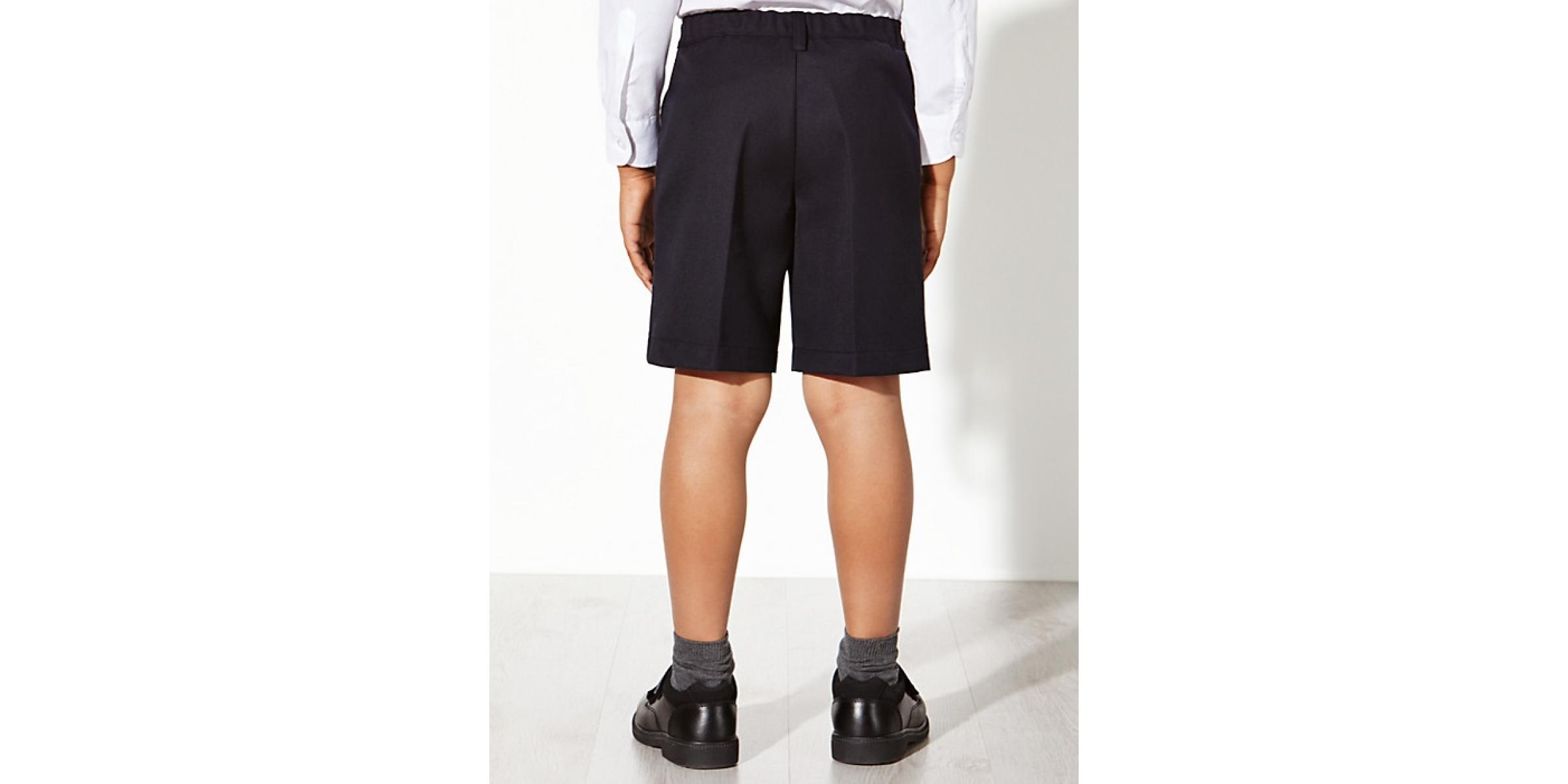 Fabricant bermuda scolaire pour uniformes d’écoles - marine derrière