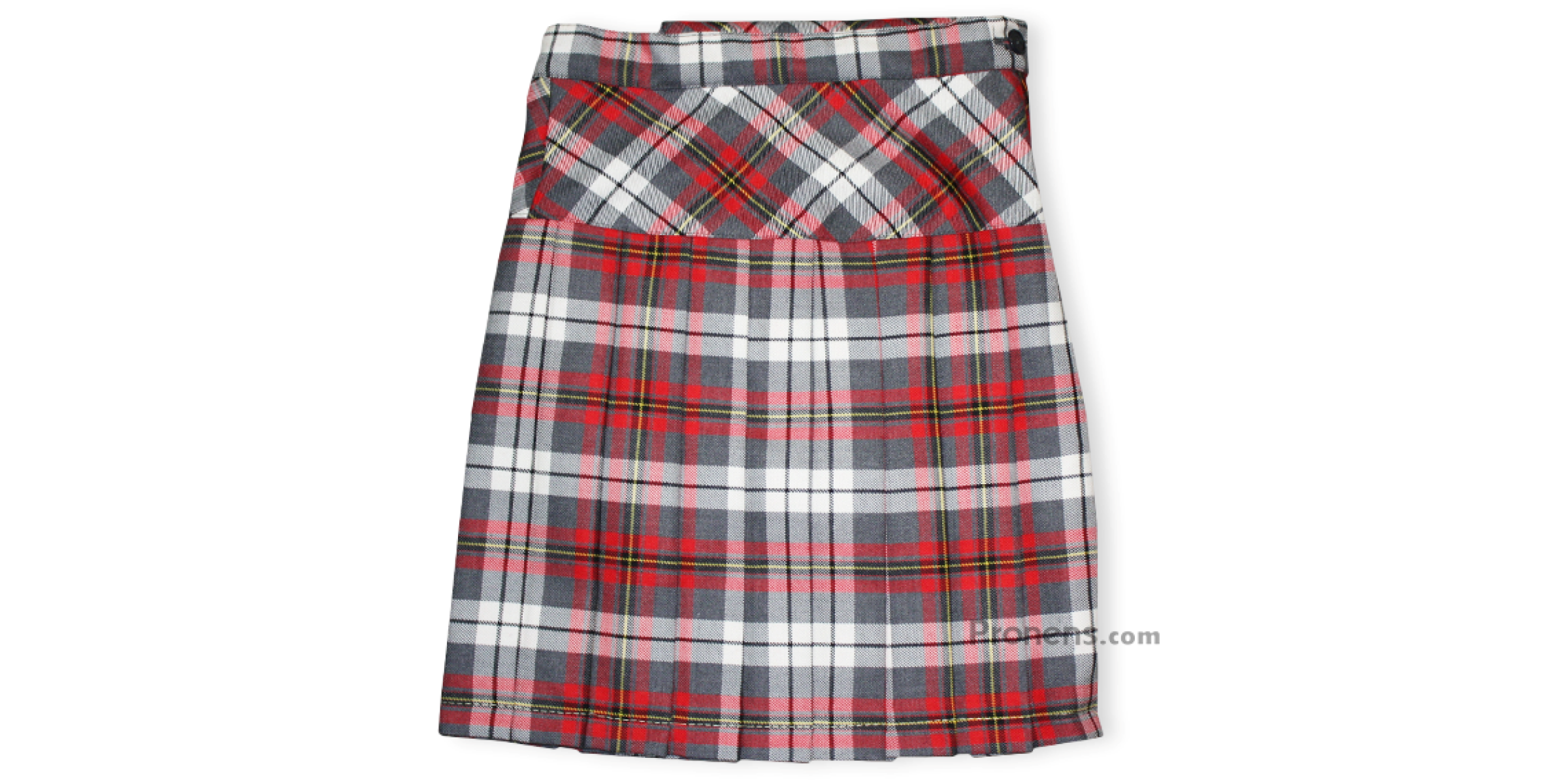 Fabricant jupe scolaire pour uniforme scolaire à carreaux blanc rouge