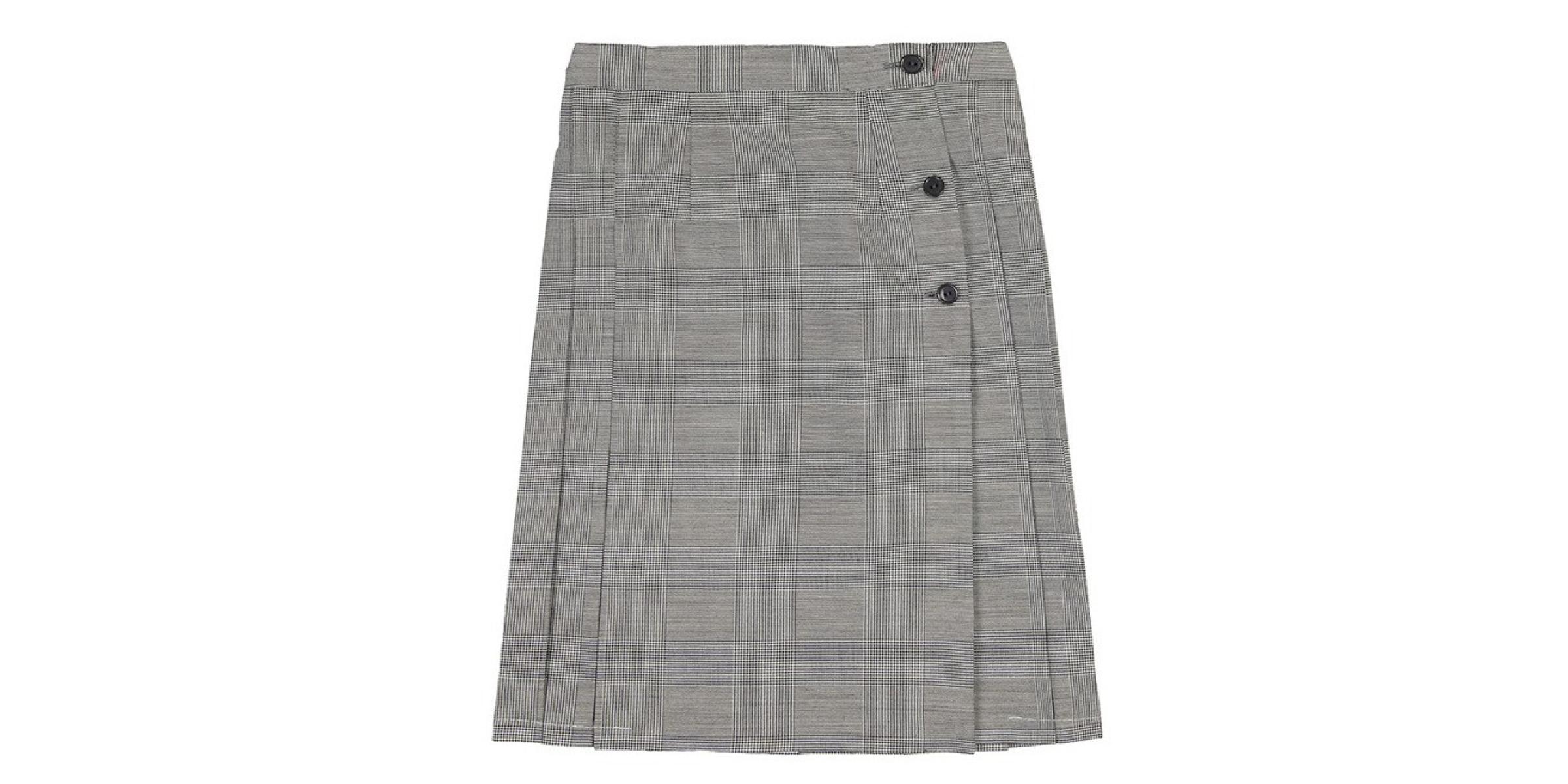 Fabricant jupe scolaire pour uniforme scolaire gris