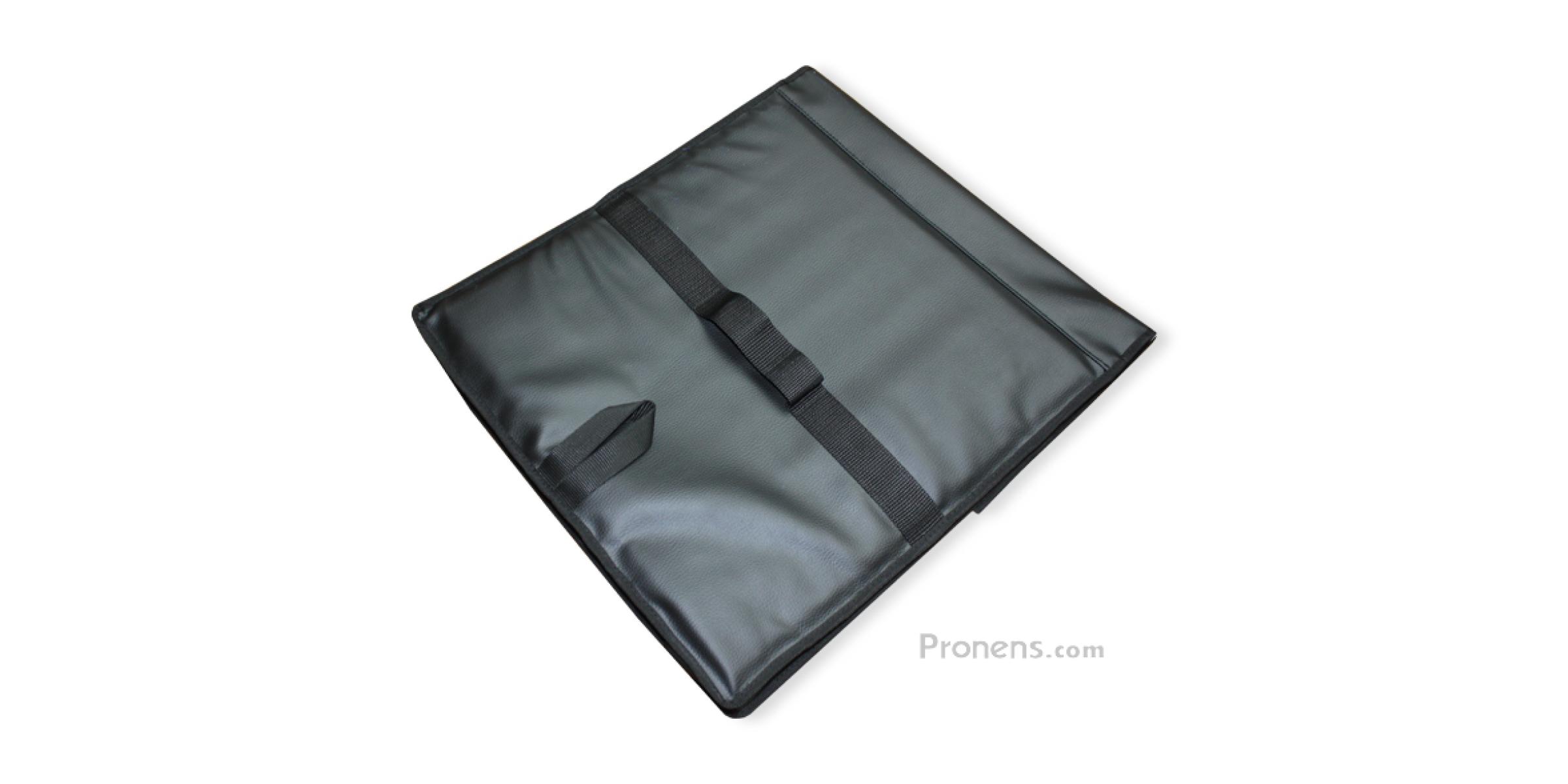 reverso Fabricante bolsas térmicas personalizadas porta cajas de pizzas a domicilio con tu logo