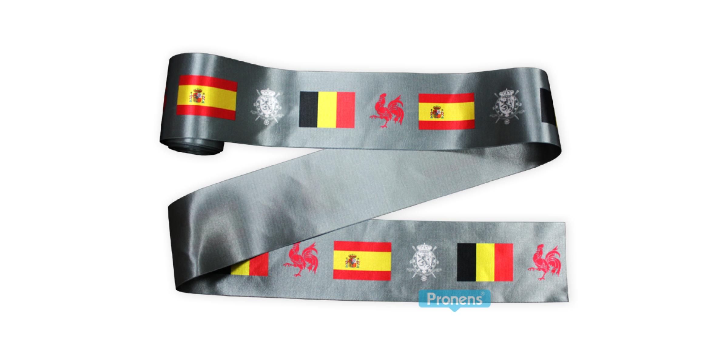 Fabricant cinta d’inauguració personalitzada per a la inauguració ambaixada Bèlgica a Madrid