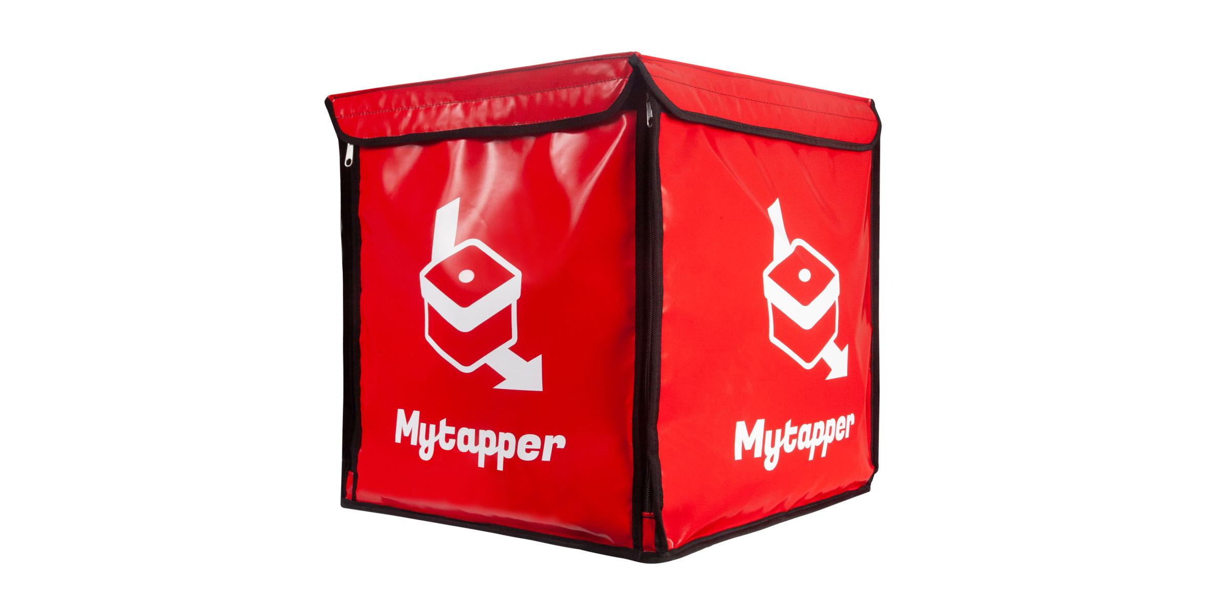 Motxilla tèrmica delivery bag personalitzada repartiment a domicili pizzes per a My tapper