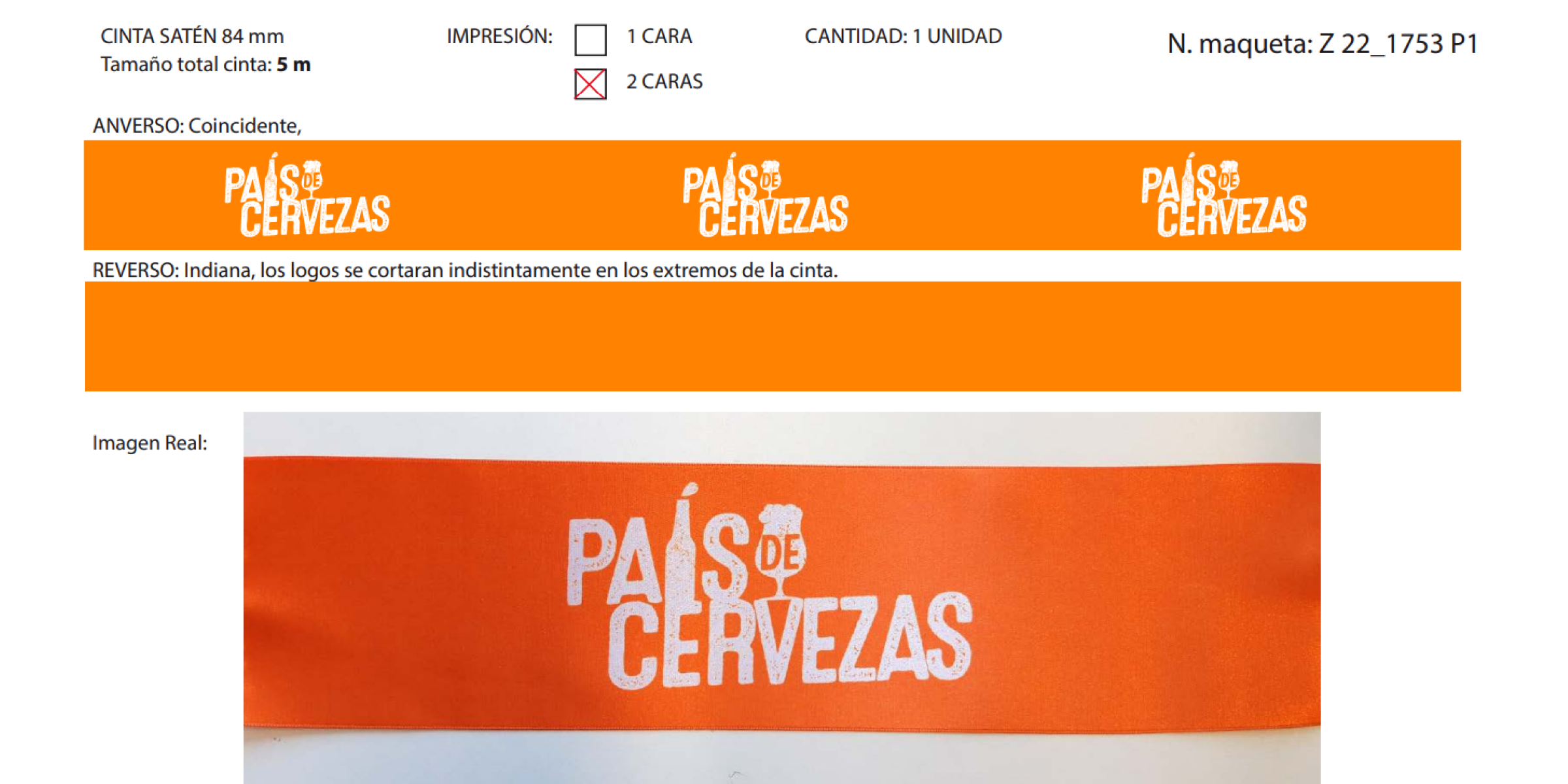 Fabricant de cintes d'inauguració personalitzades per al Barcelona Beer Festival