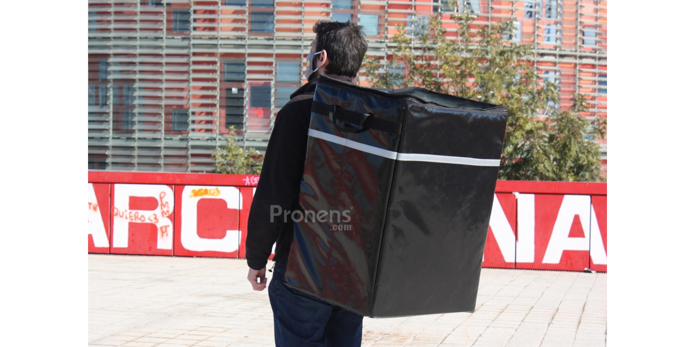 Mochila delivery reparto paquetes a domicilio 45x57x75 cm medidas mochila de Amazon