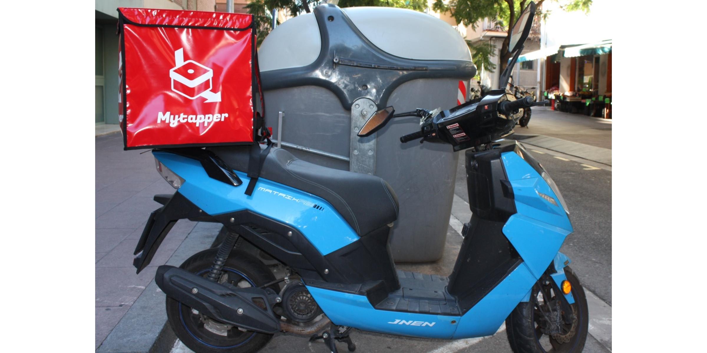 Motxilla delivery personalitzada pizzes suport per a portar en motocicleta