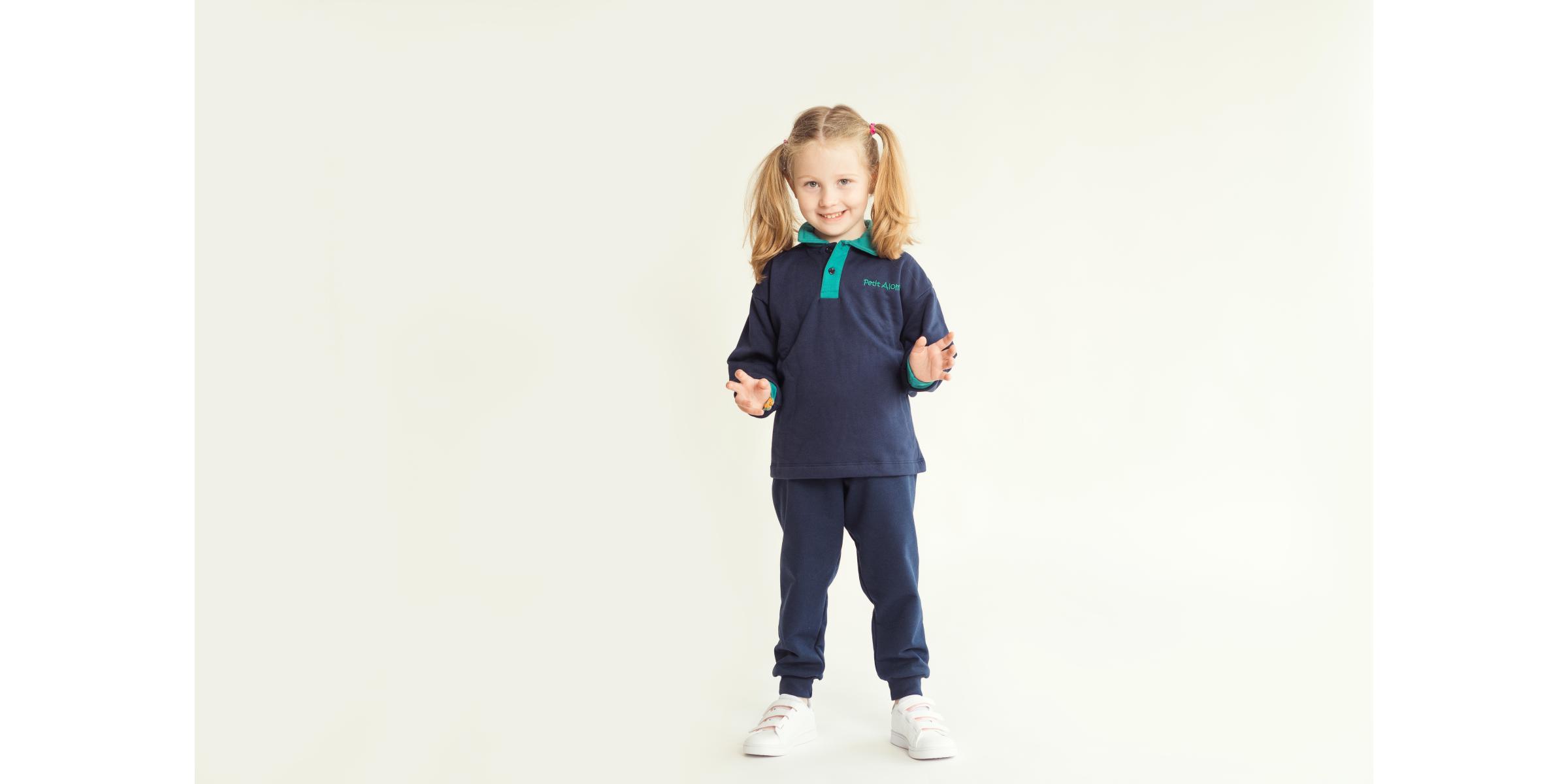 Fabrikant de xandall escolar de tovallola de cotó per a uniformes escolars d'escoles - xandall marí