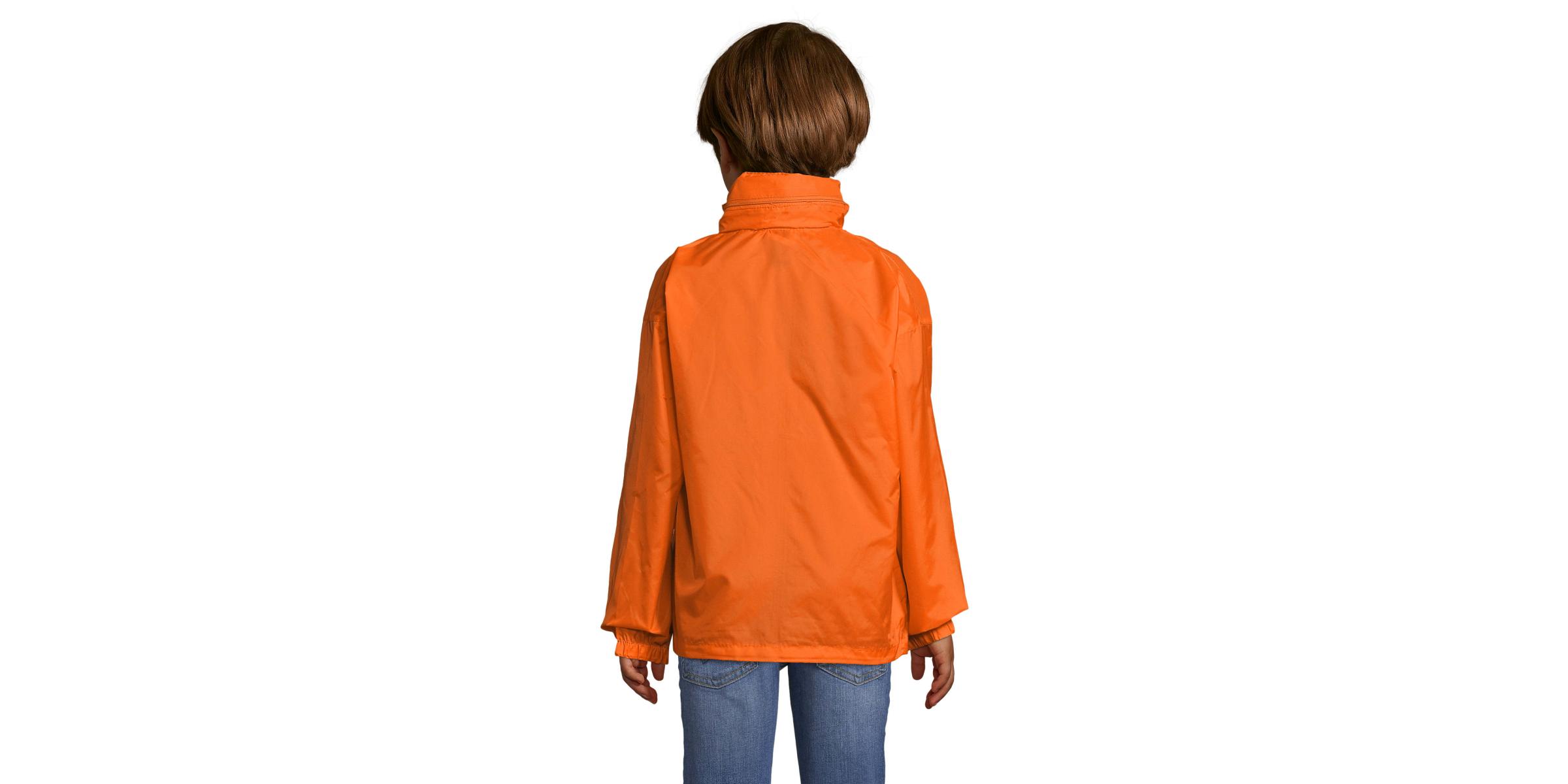 Manufacturer of school rainproof windbreaker for school uniforms - back