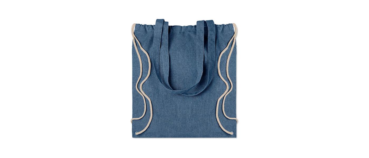 Fabricant de motxilla de sac de cotó orgànic reciclat personalitzada de Pronens - color denim
