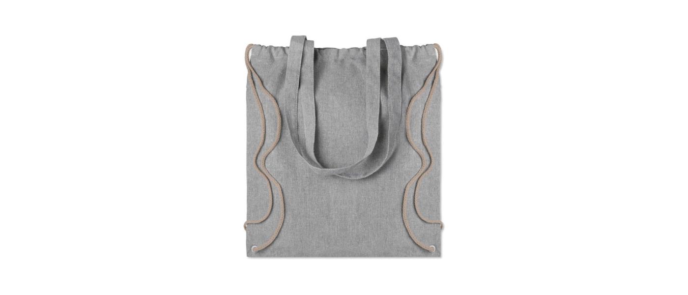 Fabricant de motxilla sac de cotó orgànic reciclat personalitzada de Pronens - color gris clar