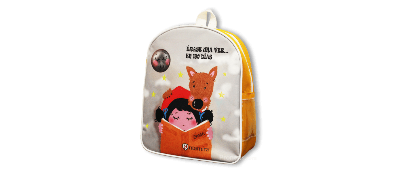 Fabricant de motxilles escolars per a escoles Antamira - Motxilles escolars Pronens