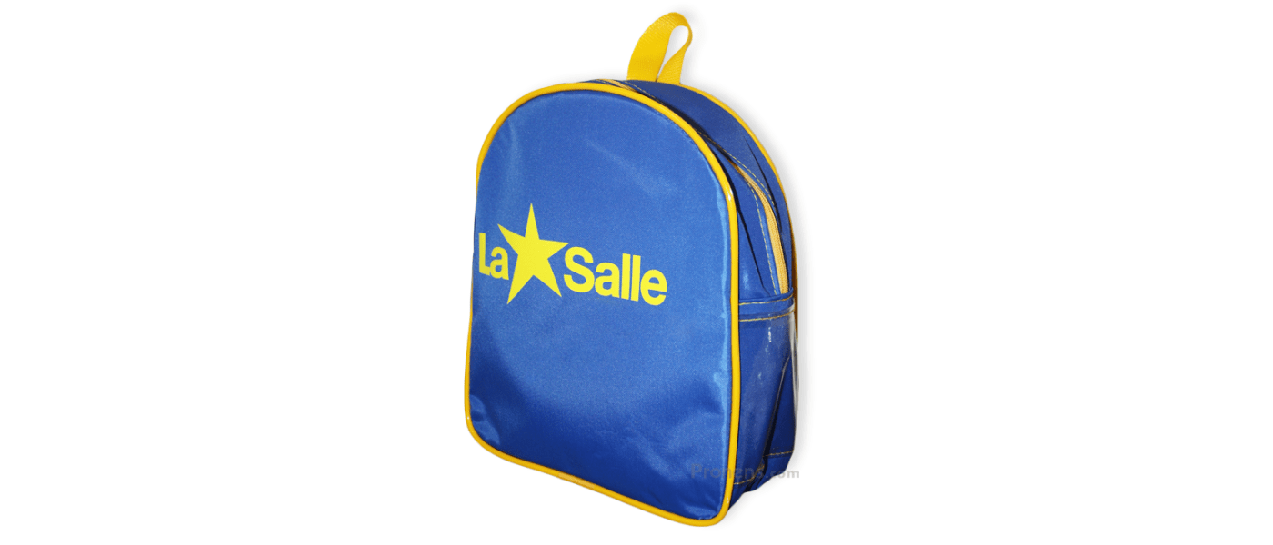 Fabricant de motxilles escolars per a col·legi La Salle - Motxilles escolars Pronens