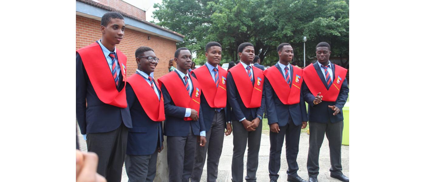 High quality XL size felt graduation band for Whitesands School Nigeria.