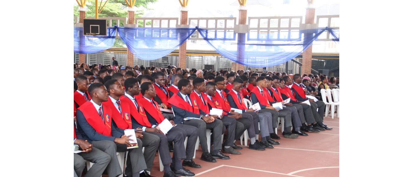 High-quality felt graduation sash XL size for Whitesands School Nigeria 2