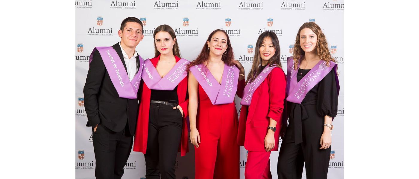 Fabricante bandas de graduación de tela con logo serigrafiado - Banda graduación tela morado