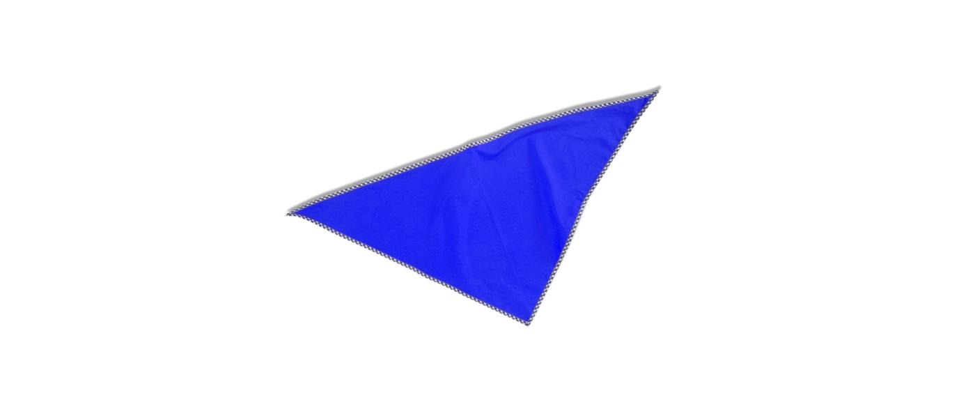 Foulard mocador escolar per a excursions personalitzat blau royal