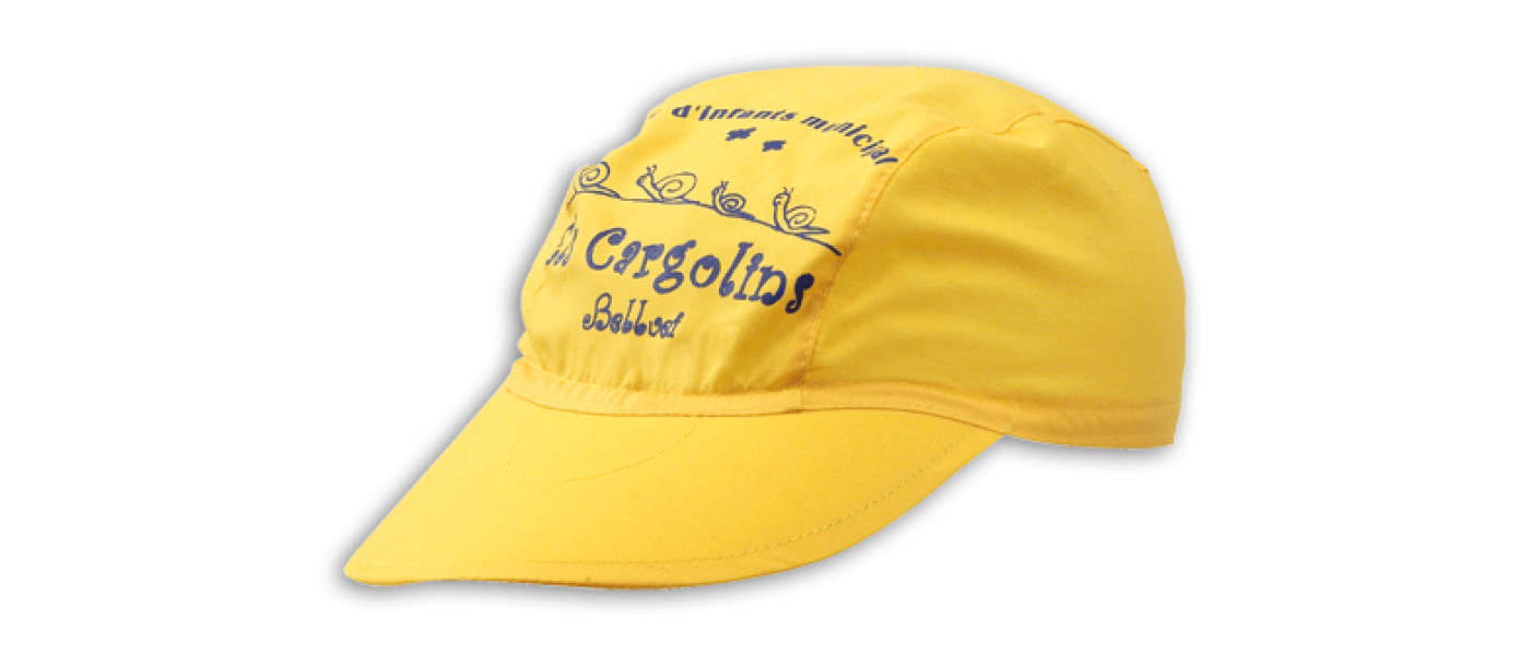 Fabricante de gorras infantiles personalizadas para guarderías y escuelas infantiles amarillo