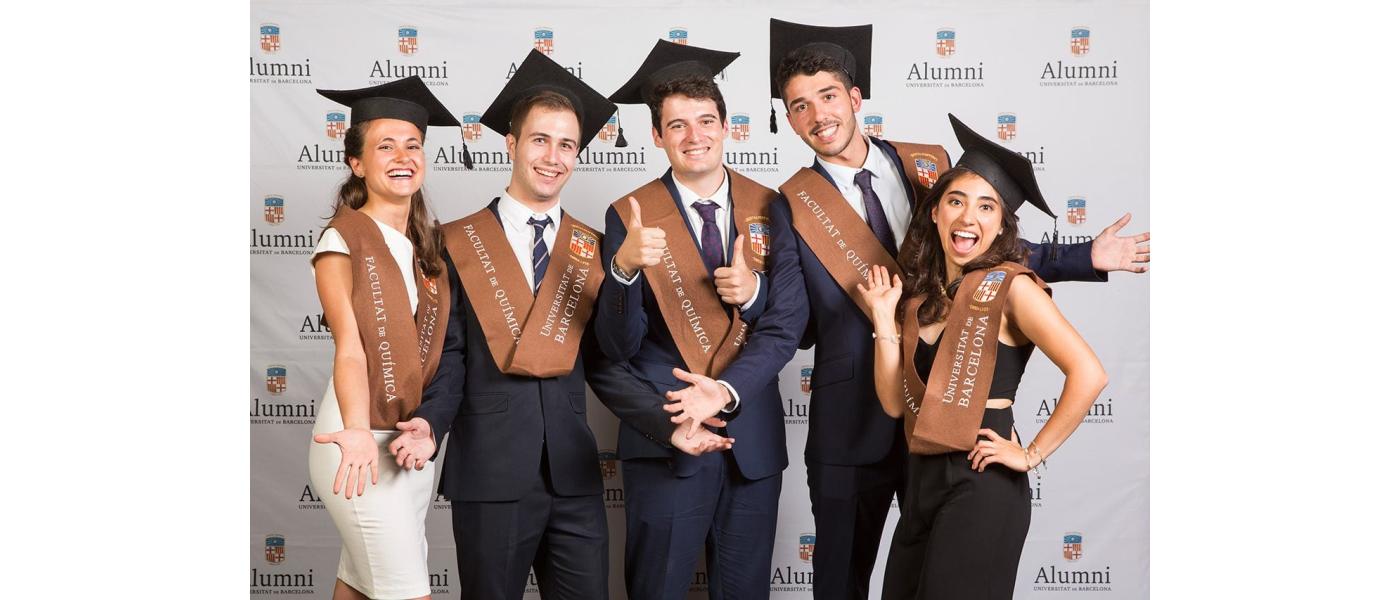 Manufacturer of graduation felt bands with embroidered logo - Brown felt graduation band