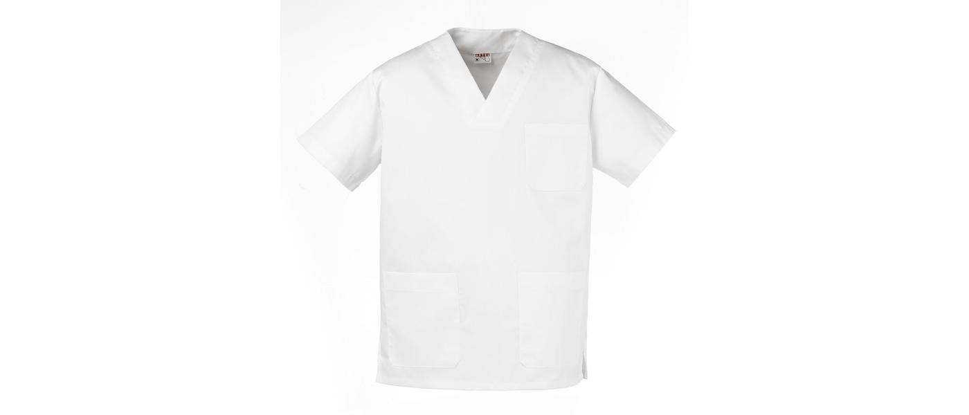 Fabricant de bata sanitària unisex personalitzada per a infermeres i personal sanitari - blanc