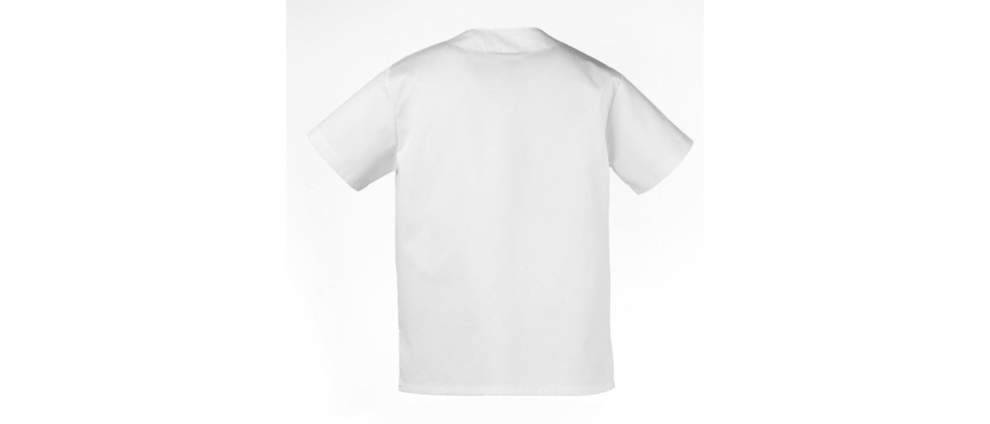 Fabricant de bata sanitària unisex personalitzada per a infermeres i personal sanitari - blanc esquena