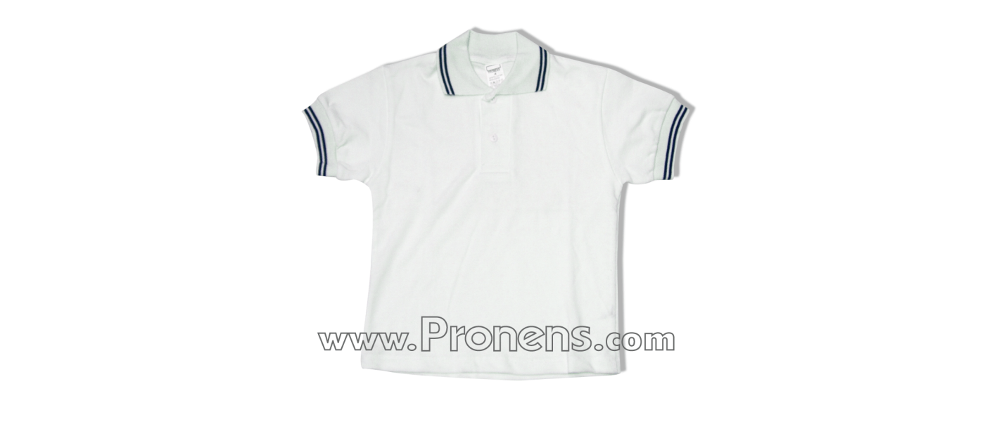 Fabricant de polos escolars per a uniformes escolars de col·legis - ratlles marí