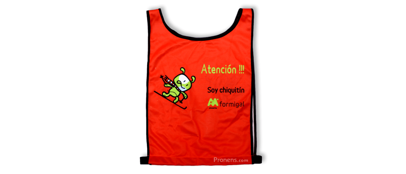 dossard de ski enfant personnalisée - Doudoune sans manches ski Pronens