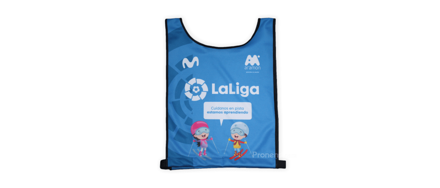 Fabricant dossard de ski  Movistar La Liga - Salopettes de ski personnalisées Pronens