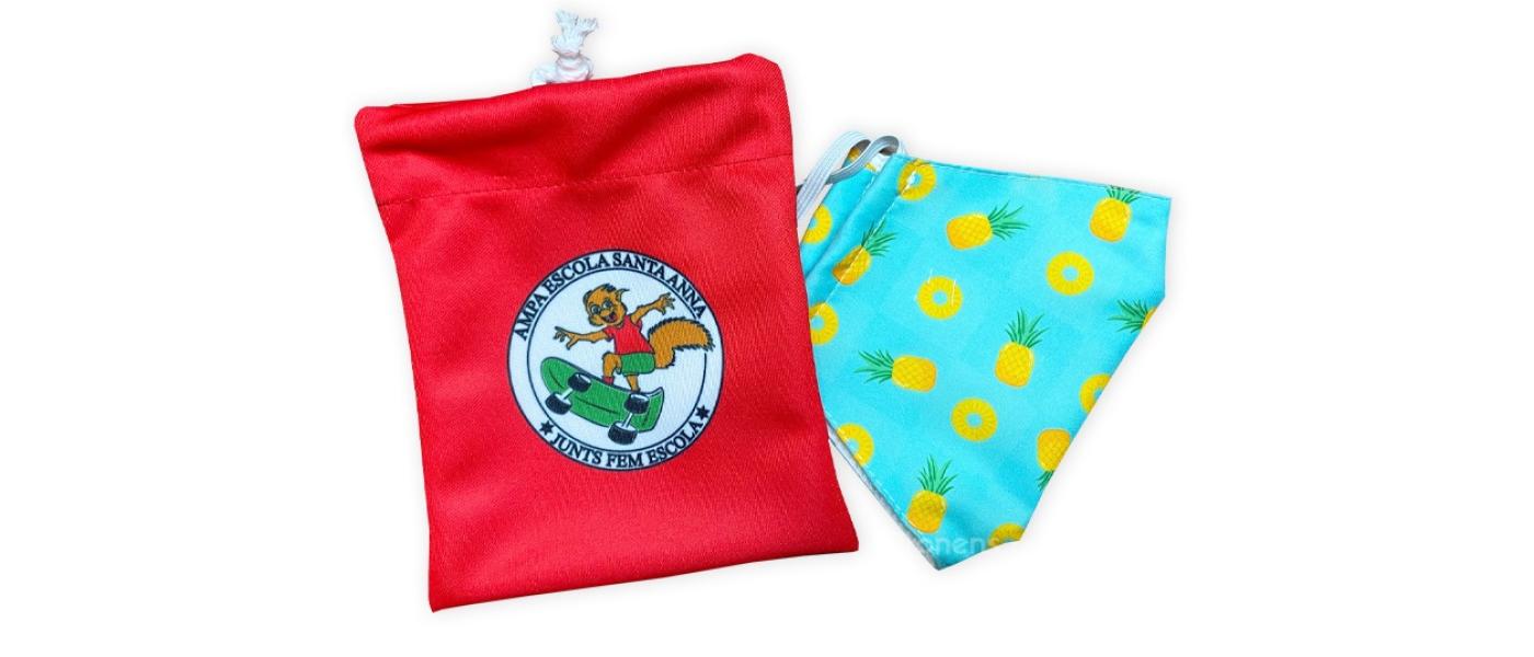 Fabricante de bolsas guarda mascarillas personalizadas - mascarillas lavables Pronens